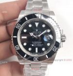 Noob V8 316L Rolex Submariner Black Face Swiss 3135 Watch 40mm